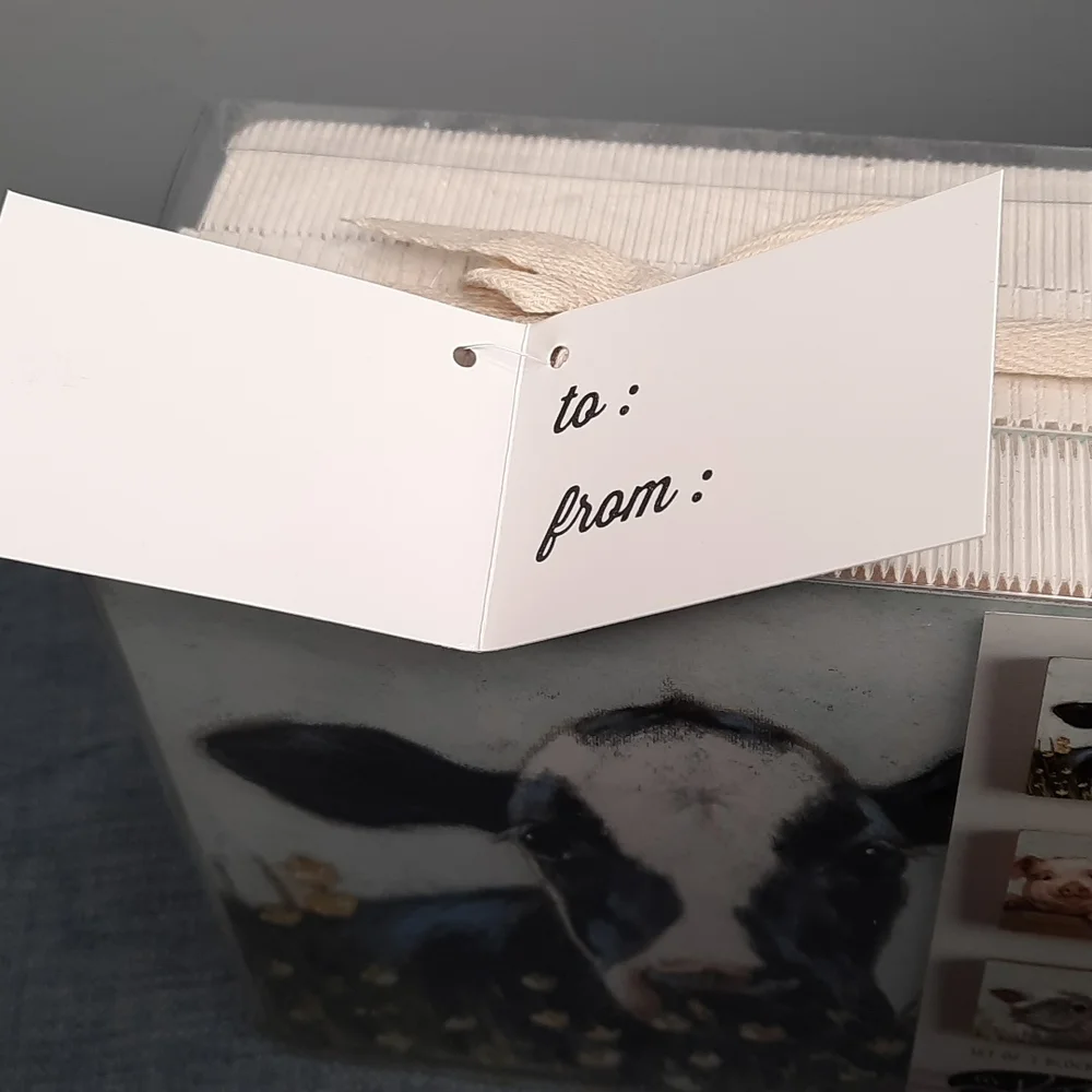 Farm Animals Box Sign Shelf Sitter Set Cow Sheep Pig Lamb Urban Farmhouse Decor